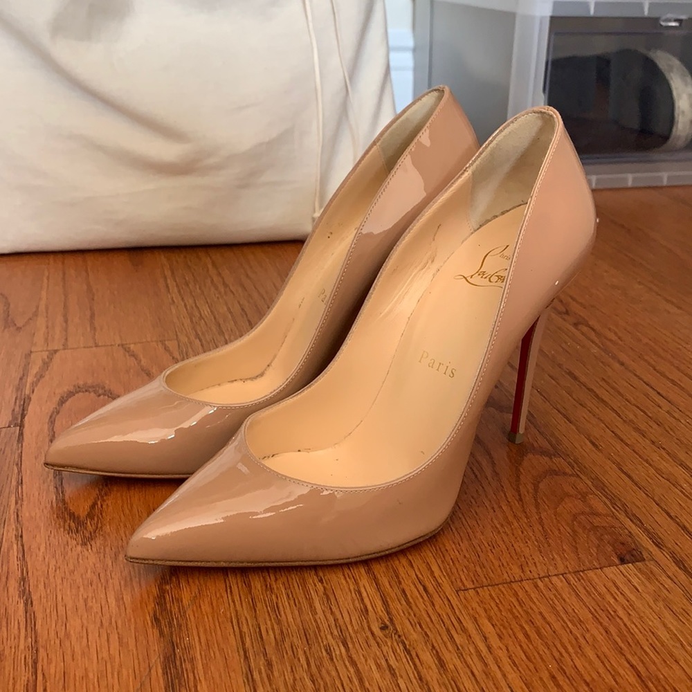 Louboutin nude heels